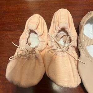 Peach Ballet Slippers for Kids